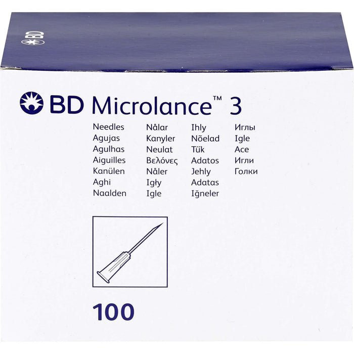 BD MICROLANCE 23g KAN 1 1/4, 100 St KAN