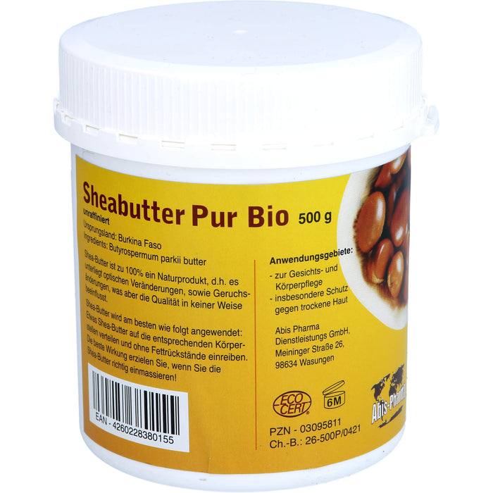 Sheabutter pur BIO unraffiniert, 500 g CRE