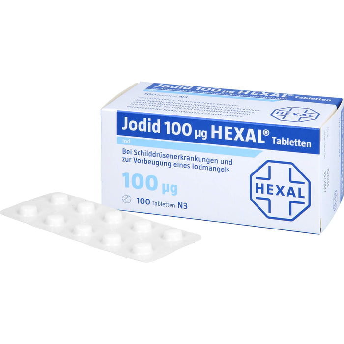 Jodid 100 µg HEXAL Tabletten, 100 St. Tabletten