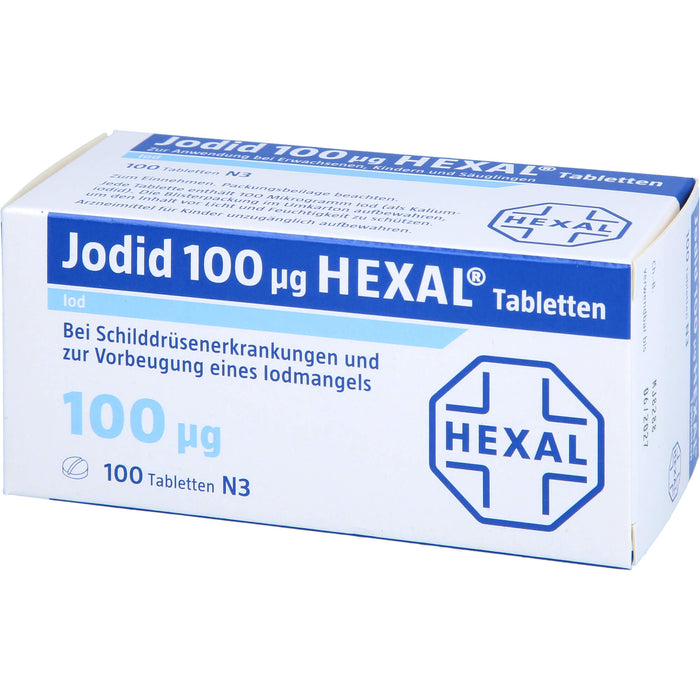 Jodid 100 µg HEXAL Tabletten, 100 pc Tablettes