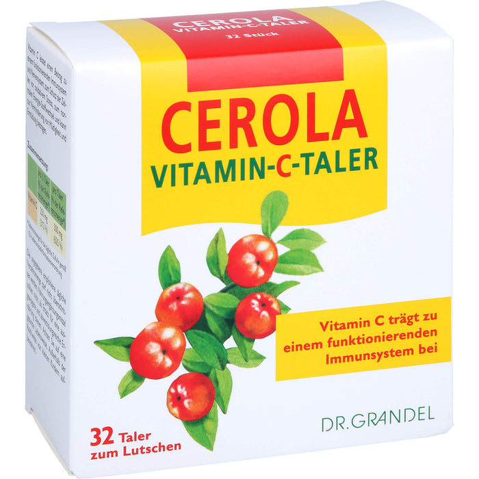 Dr. Grandel Cerola Vitamin-C-Taler zum Lutschen, 32 pcs. Tablets