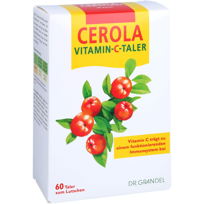 Dr. Grandel Cerola Vitamin-C-Taler zum Lutschen, 60 pcs. Tablets