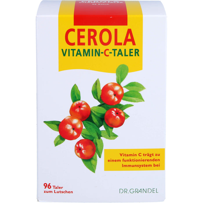 CEROLA Vitamin-C-Taler zum Lutschen, 96 pc Bonbons