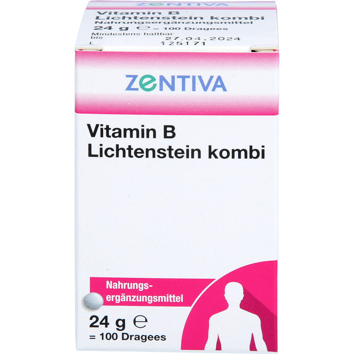 Vitamin B Lichtenstein kombi Dragees, 100 pcs. Tablets