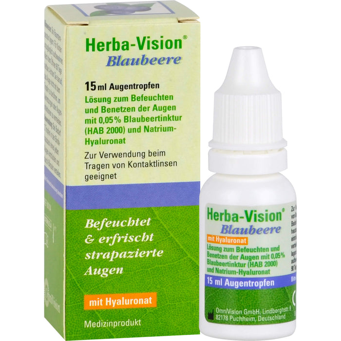 Herba-Vision Blaubeere Augentropfen, 15 ml Lösung