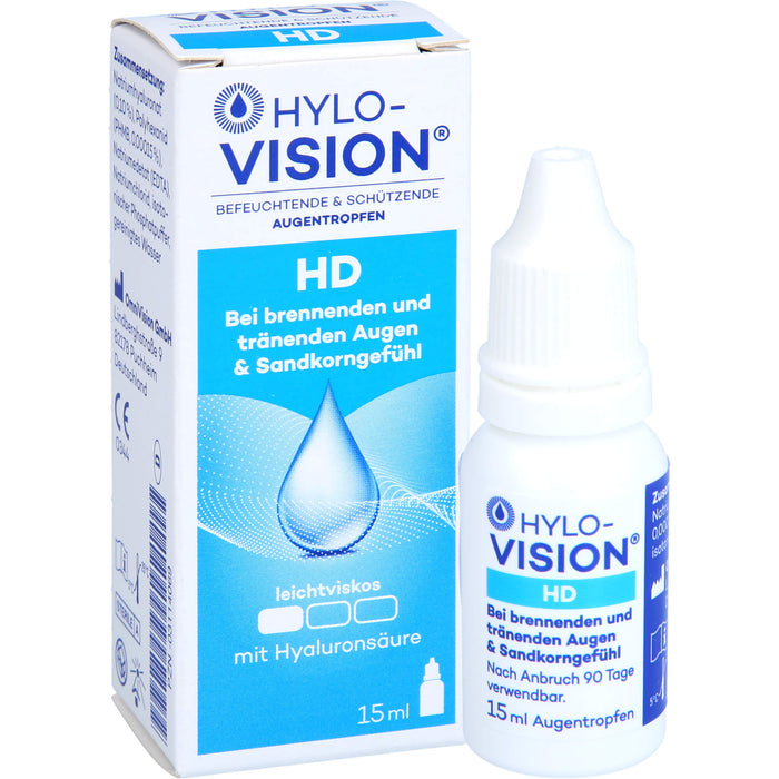 Hylo-Vision HD Augentropfen, 15 ml Solution