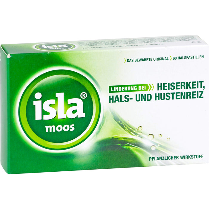 isla moos Halspastillen, 60 pcs. Pastilles