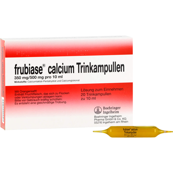 frubiase Calcium Trinkampullen, 20 pc Ampoules