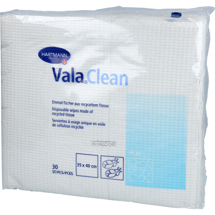 Vala Clean Einmal-Tücher aus recyceltem Tissue 35 x 40 cm, 30 pc Tissus