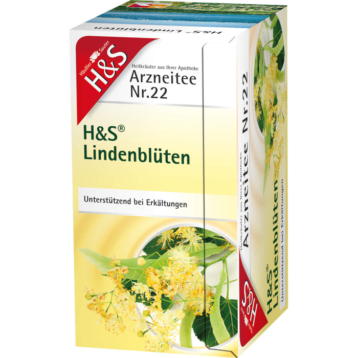 H&S Lindenblüten Arzneitee, 20 pcs. Filter bag