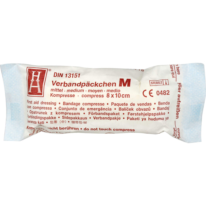 BRINKMANN Verbandpäckchen steril Gr. M 8 x 10 cm, 1 pc Bandage