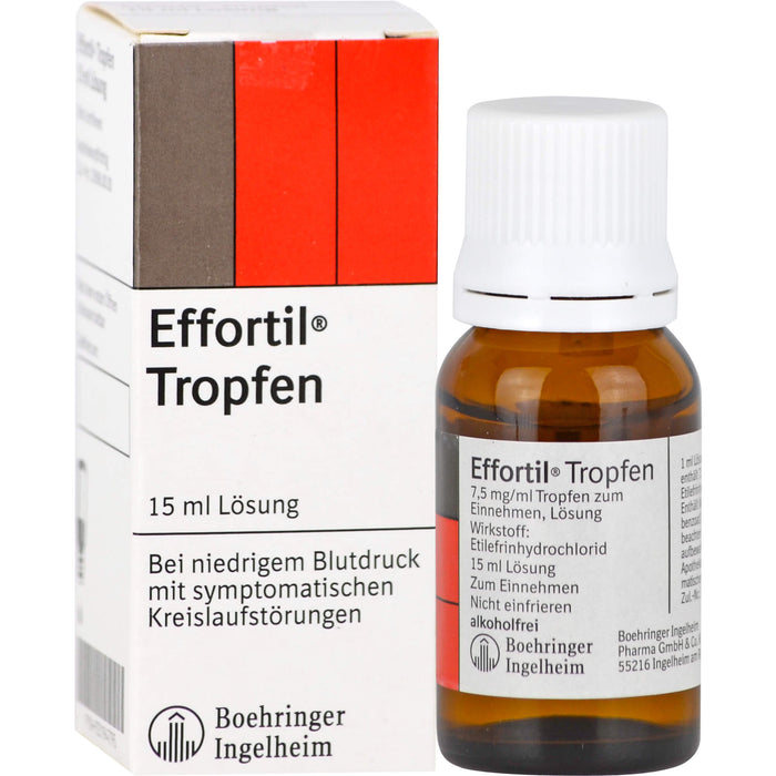 Effortil Tropfen, 7,5 mg/ml Tropfen zum Einnehmen, Lösung, 15 ml Lösung