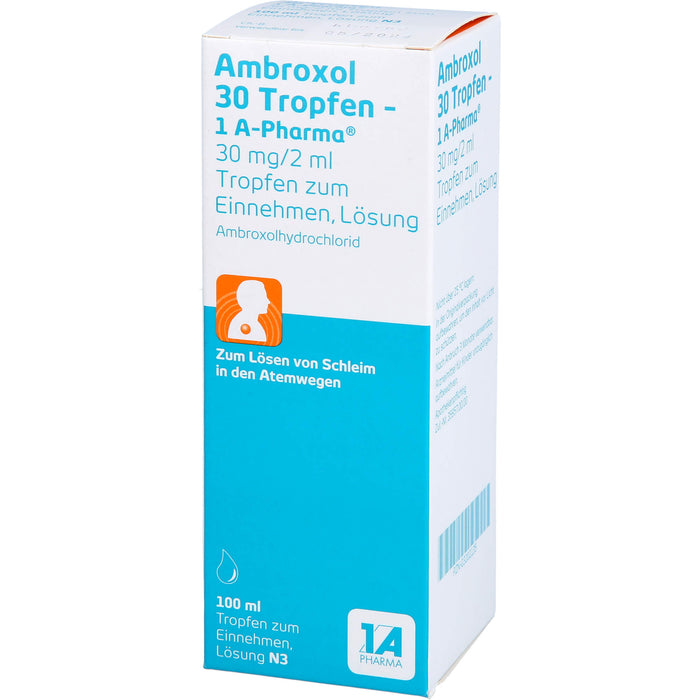 Ambroxol 30 Tropfen - 1A-Pharma, 100 ml LOE