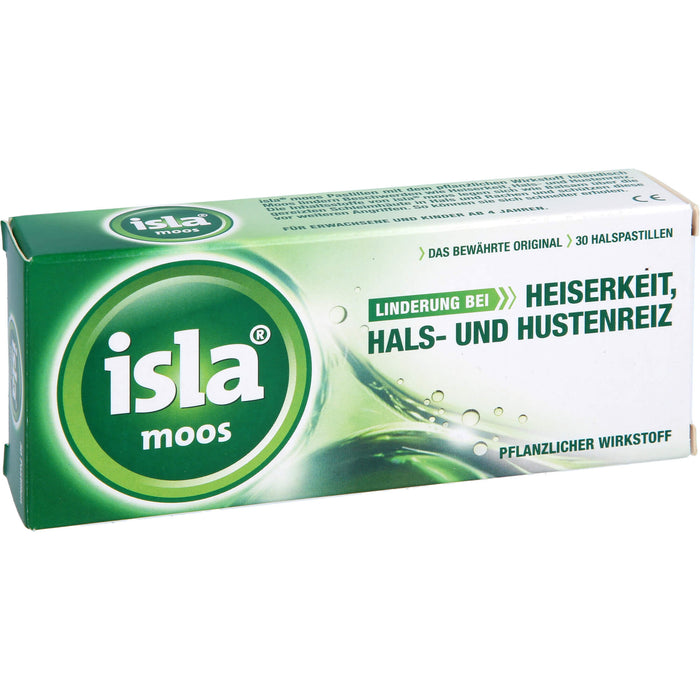 isla moos Halspastillen, 30 pc Pastilles