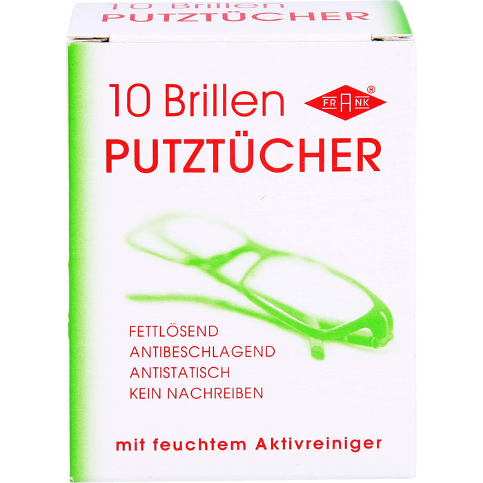 FRANK Brillen-Putztücher, 10 pcs. Cloths