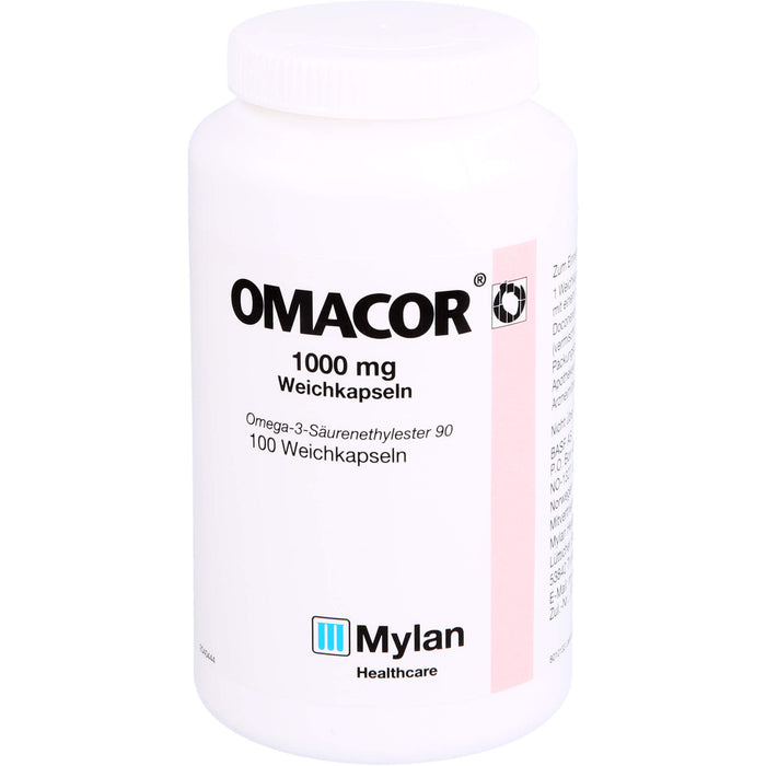 OMACOR 1000 mg Weichkapseln, 100 pcs. Capsules