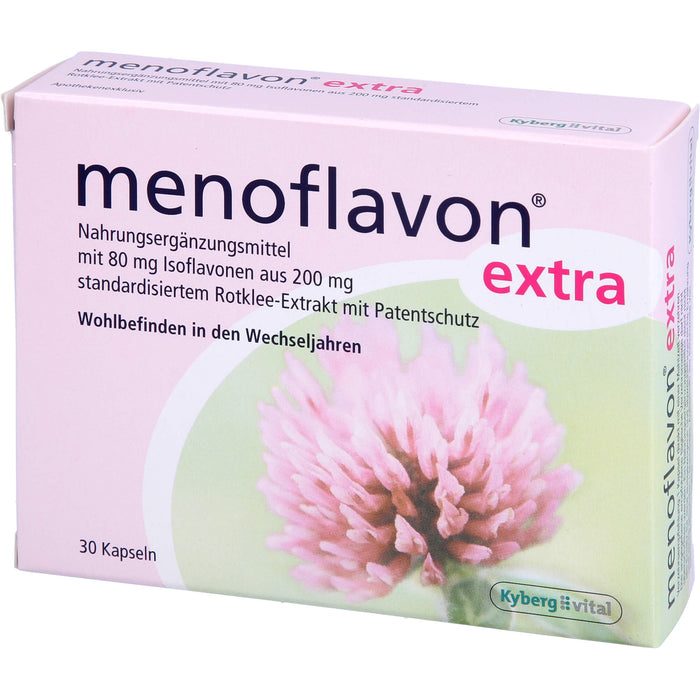 Menoflavon extra Kapseln für Wohlbefinden in den Wechseljahren, 30 pc Capsules