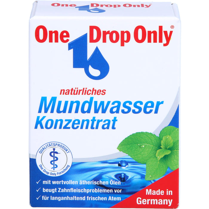 One Drop Only natürliches Mundwasser Konzentrat, 25 ml Solution