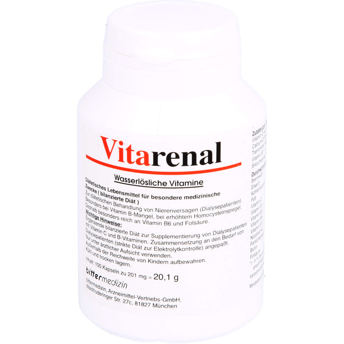 Vitarenal Kapseln, 100 pcs. Capsules