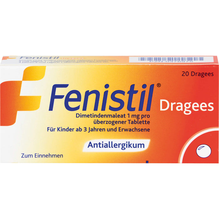 Fenistil Dragees bei Allergien, 20 pc Dragées