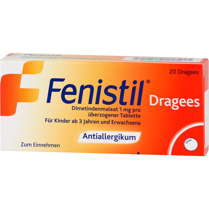 Fenistil Dragees bei Allergien, 20 pcs. Dragées