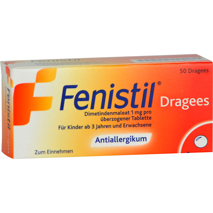 Fenistil Beragena Dragees bei Allergien, 50 St. Tabletten