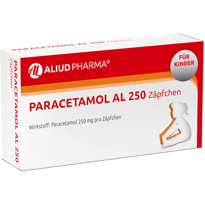 Paracetamol AL 250 Zäpfchen, 10 pcs. Suppositories