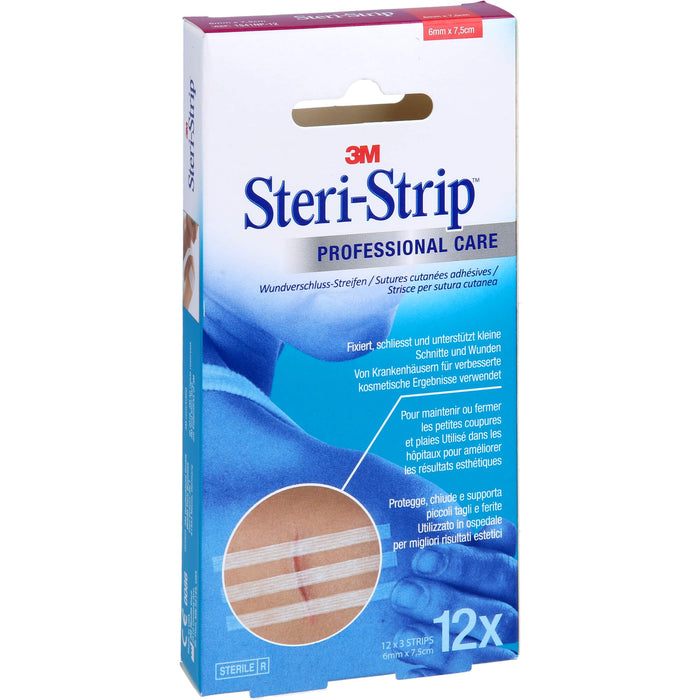 Steri Strip steril 6 mm x 75 mm, 12X3 St