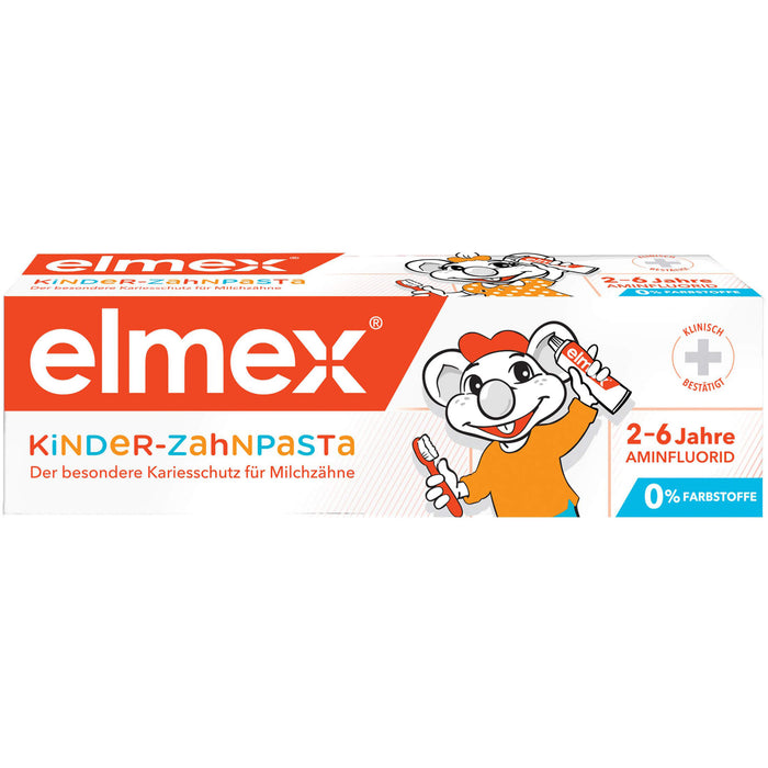 elmex Kinderzahnpasta mit Faltschachtel, 50 ml Dentifrice