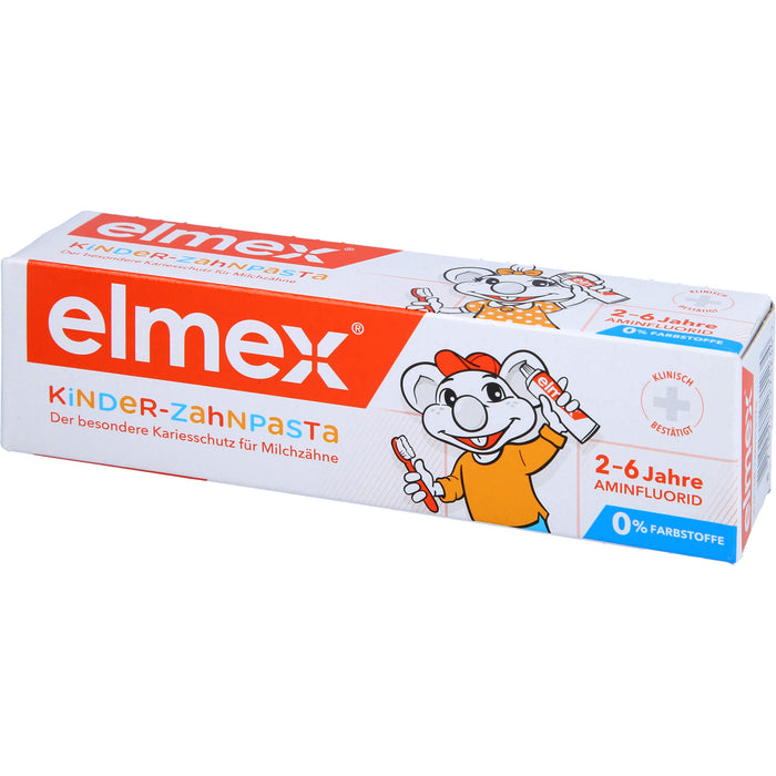 elmex Kinderzahnpasta mit Faltschachtel, 50 ml Dentifrice