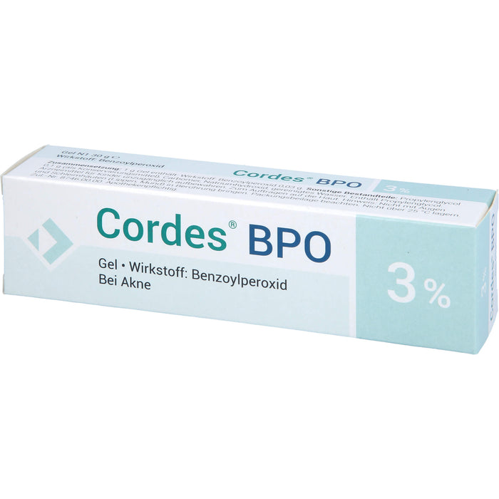 CORDES BPO 3% Akne Gel, 30 g Gel