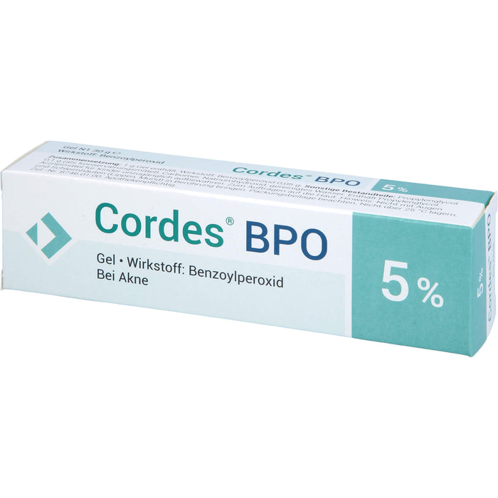 CORDES BPO 5 % Akne Gel, 30 g Gel