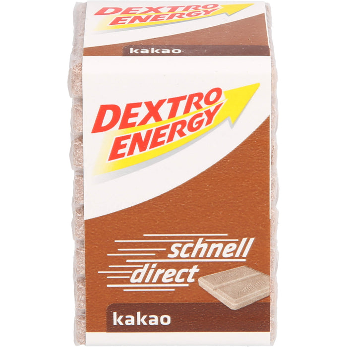 DEXTRO ENERGY Kakao Energieliefernde Dextrosetäfelchen, 46 g Tablets