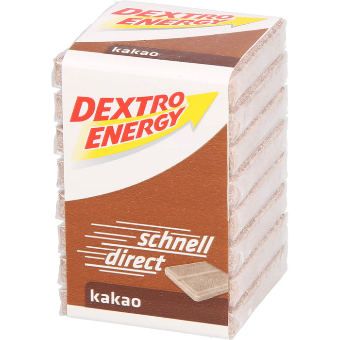 DEXTRO ENERGY Kakao Energieliefernde Dextrosetäfelchen, 46 g Tablets