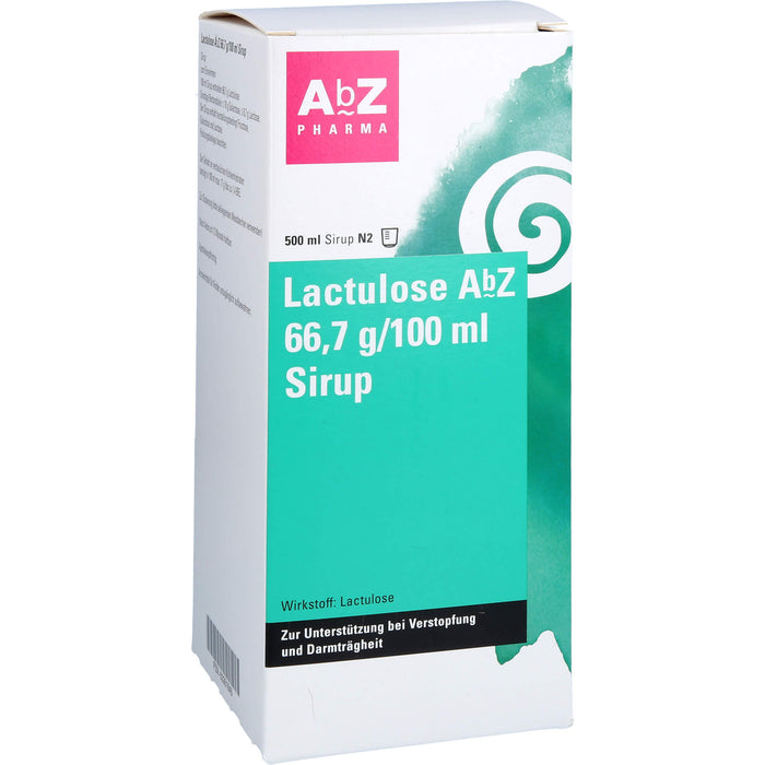 Lactulose AbZ 66,7 g/100 ml Sirup, 500 ml Lösung