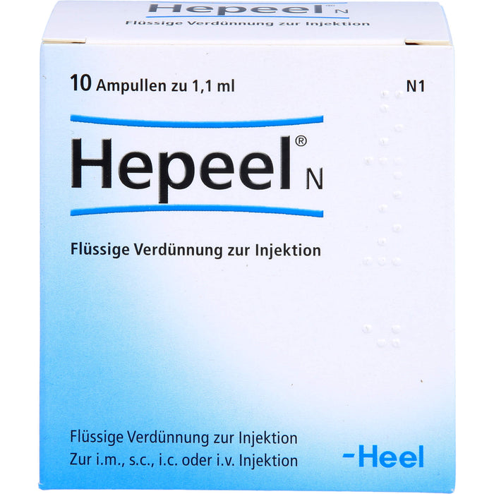 Hepeel N flüssige Verdünnung, 10 pc Ampoules