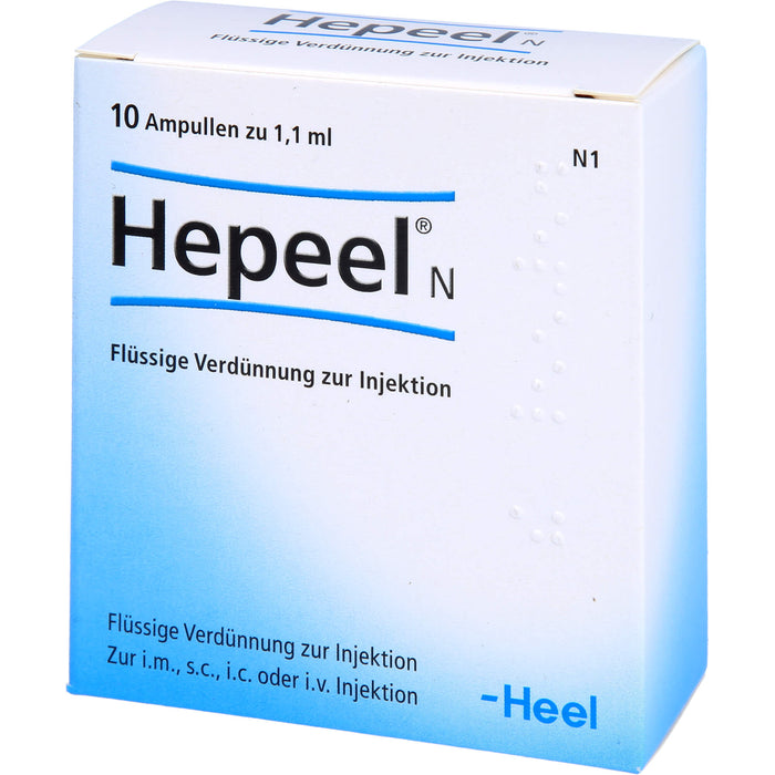 Hepeel N flüssige Verdünnung, 10 pcs. Ampoules