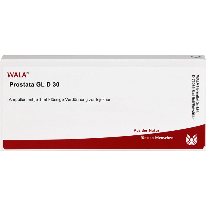 Prostata Gl D30 Wala Ampullen, 10 St. Ampullen