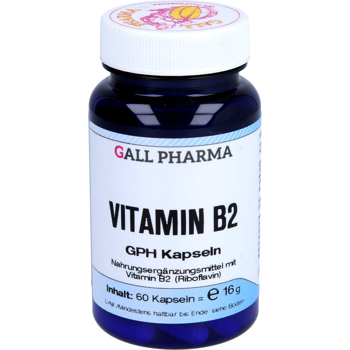 GALL PHARMA Vitamin B2 GPH Kapseln, 60 pcs. Capsules