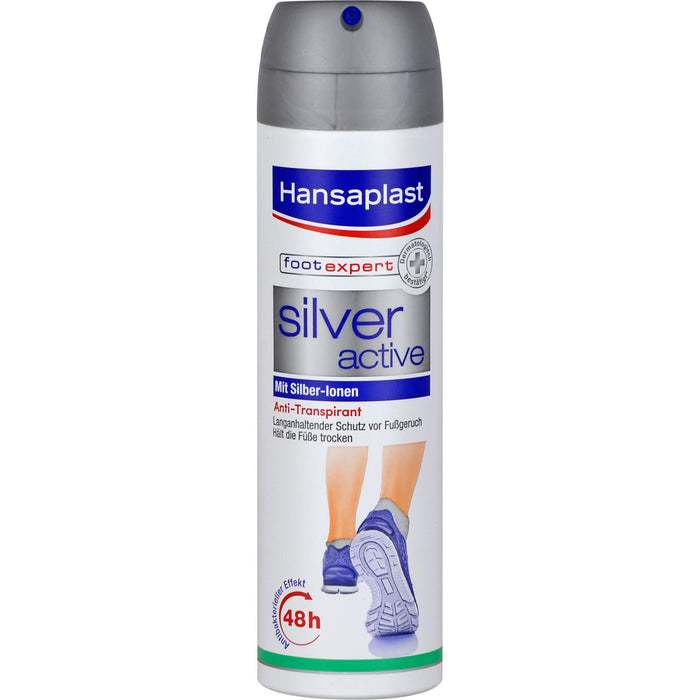 Hansaplast Fuß Spray Silver Active, 150 ml Solution