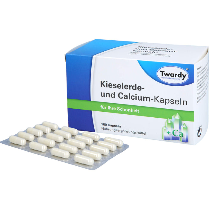 Twardy Kieselerde- und Calcium-Kapseln für Ihre Schönheit, 160 pcs. Capsules