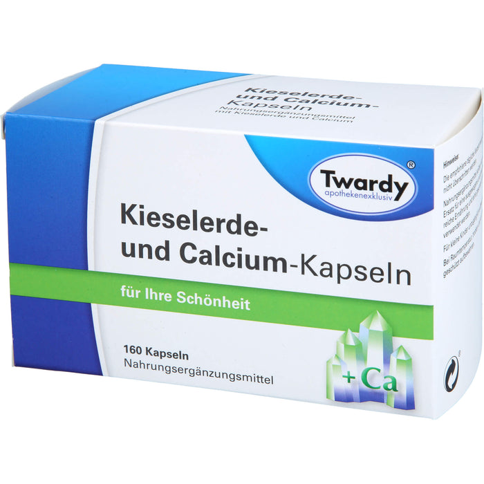 Twardy Kieselerde- und Calcium-Kapseln für Ihre Schönheit, 160 pcs. Capsules