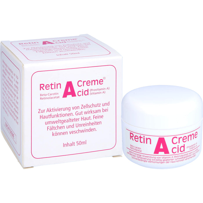 Retin A Cid Tiegel Creme gegen umweltbedingte Hautalterung, 50 ml Creme