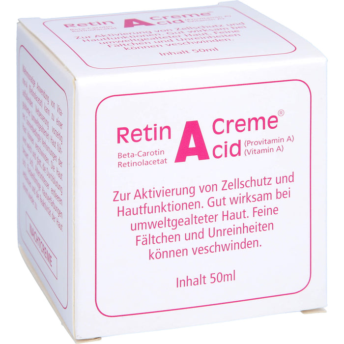 Retin A Cid Tiegel Creme gegen umweltbedingte Hautalterung, 50 ml Creme