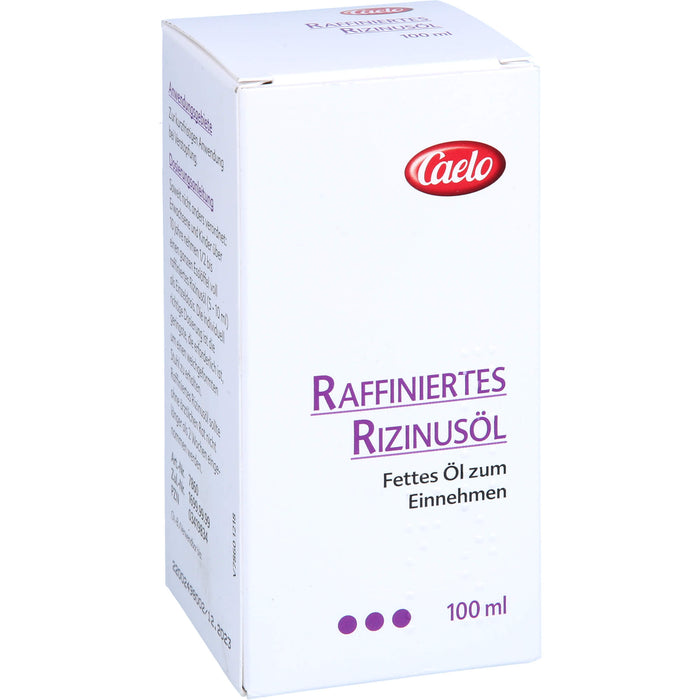 Caelo Raffiniertes Rizinussöl, 100 ml Oil