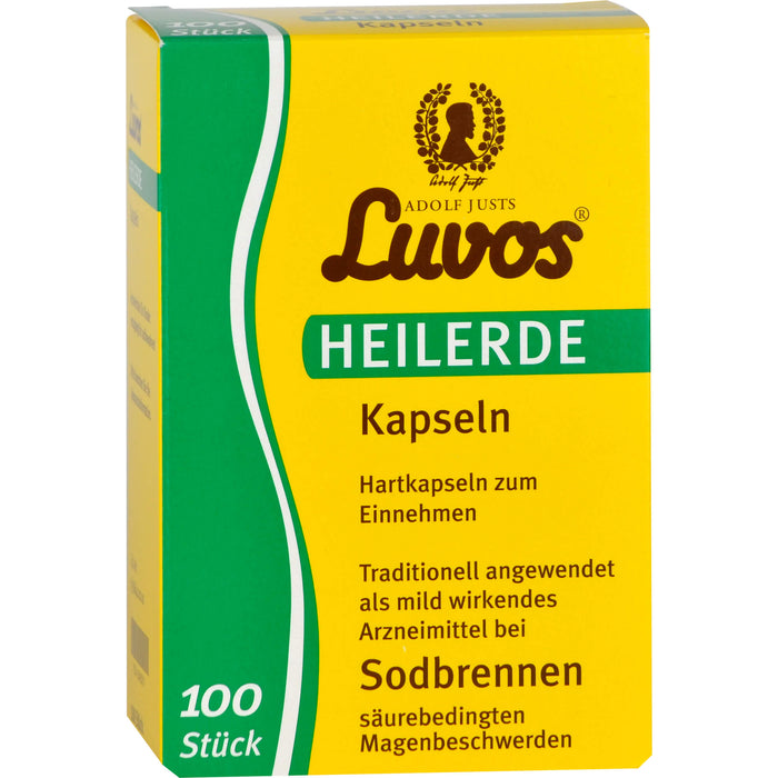 Luvos Heilerde Kapseln bei Sodbrennen, 100 St. Kapseln