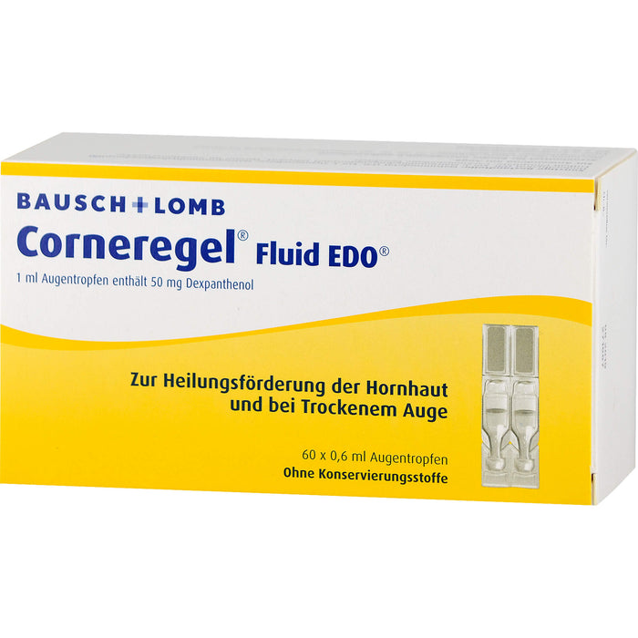 Corneregel Fluid EDO Augentropfen, 60 pcs. Single-dose pipettes