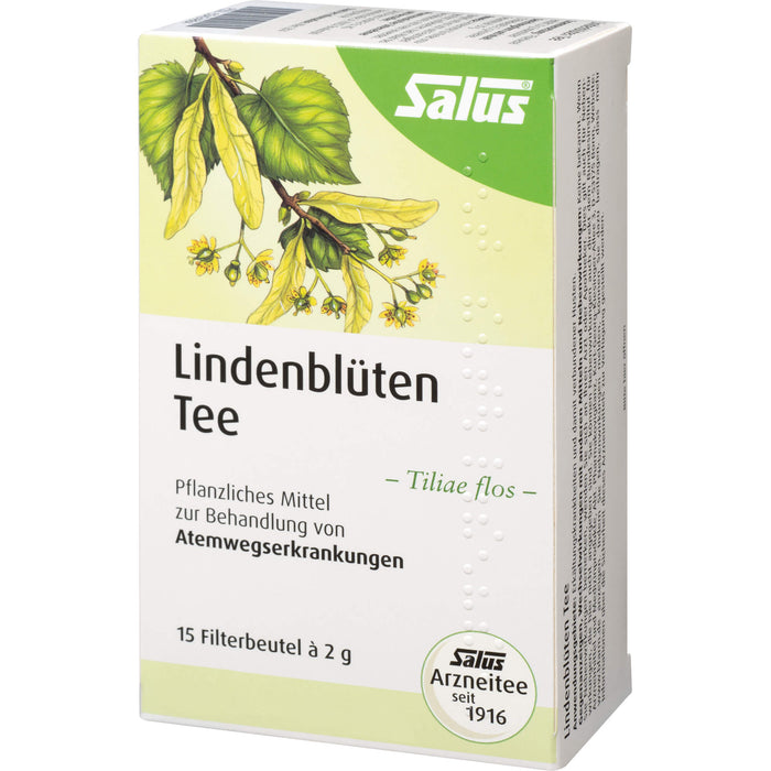 Lindenblüten Arzneitee Tiliae flos bio Salus, 15 St FBE