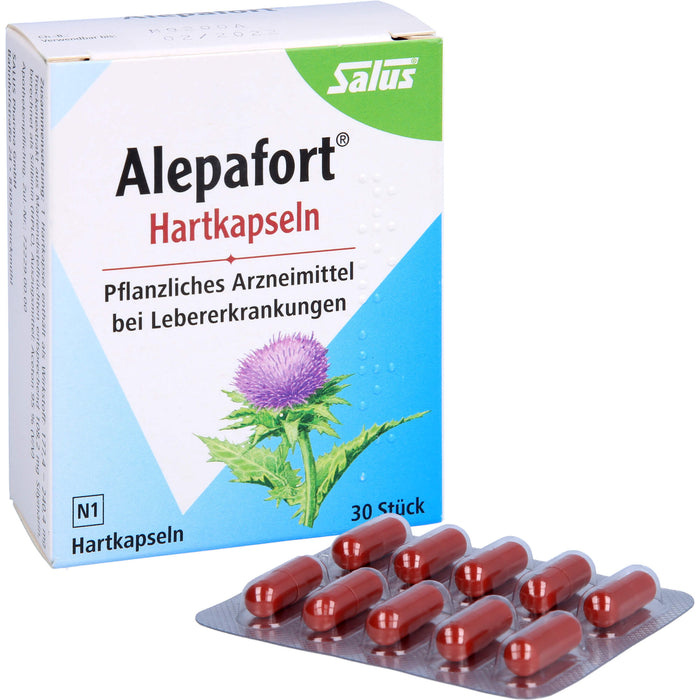 Salus Alepafort Hartkapseln bei Lebererkrankungen, 30 pc Capsules