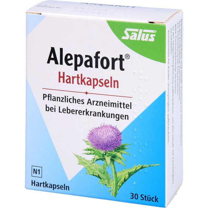 Salus Alepafort Hartkapseln bei Lebererkrankungen, 30 St. Kapseln